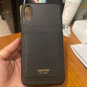 Oroton leather case for Apple iPhone X/XS